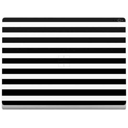 White and Black Stripes Surface Book 2 15in Skin