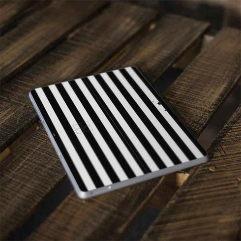 White and Black Stripes Surface Go Skin