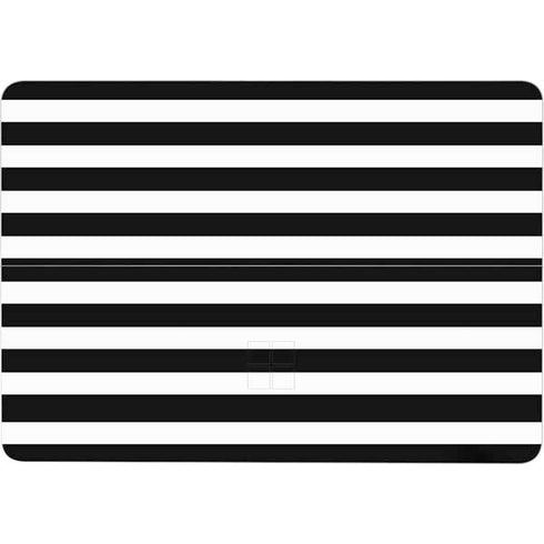 White and Black Stripes Surface Laptop Studio Skin