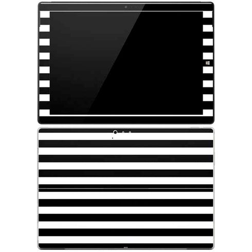 White and Black Stripes Surface Pro 3 Skin