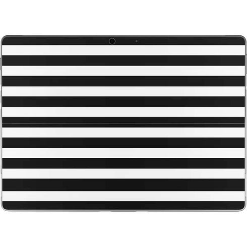 White and Black Stripes Surface Pro 9 Skin