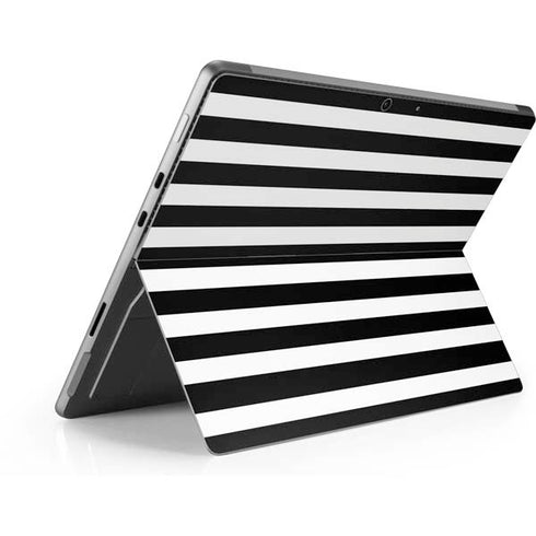 White and Black Stripes Surface Pro 9 Skin