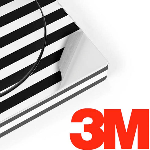 White and Black Stripes Xbox Adaptive Controller Skin