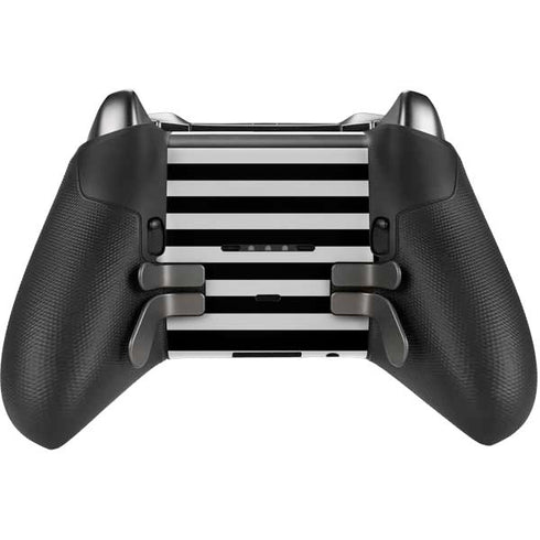 White and Black Stripes Xbox Elite Wireless Controller Series 2 Skin