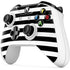 White and Black Stripes Xbox One S All-Digital Edition Bundle Skin