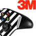White and Black Stripes Xbox One X Controller Skin
