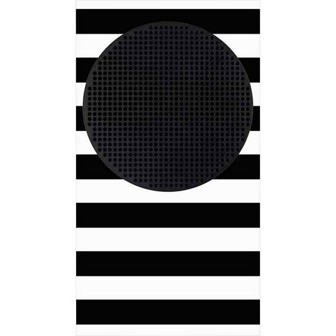 White and Black Stripes Xbox Series S Console Skin
