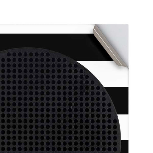 White and Black Stripes Xbox Series S Console Skin