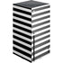 White and Black Stripes Xbox Series X Console Skin