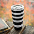 White and Black Stripes Yeti 20oz Tumbler Skin