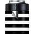 White and Black Stripes Yeti Colster Can Insulator Skin
