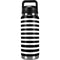 White and Black Stripes YETI Rambler 26oz Bottle Skin