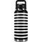 White and Black Stripes YETI Rambler 36oz Bottle Skin