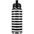 White and Black Stripes YETI Rambler 36oz Bottle Skin