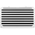 White and Black Stripes YETI Tundra 45 Hard Cooler Skin