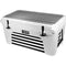 White and Black Stripes YETI Tundra 65 Hard Cooler Skin
