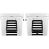 White and Black Stripes YETI Tundra 65 Hard Cooler Skin