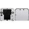 White Carbon Fiber Specialty Texture Material Nintendo 2DS Skin