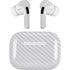 White Carbon Fiber Specialty Texture Material AirPods Pro 2nd Gen Skin