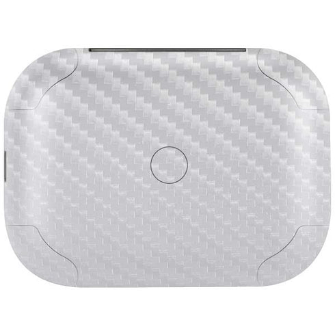 White Carbon Fiber Specialty Texture Material Amazon Echo Buds Skin