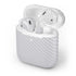 White Carbon Fiber Specialty Texture Material Apple AirPods 2 Skin