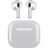 White Carbon Fiber Specialty Texture Material Apple AirPods (3rd Gen 2021) Skin
