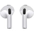 White Carbon Fiber Specialty Texture Material Apple AirPods (3rd Gen 2021) Skin