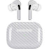 White Carbon Fiber Specialty Texture Material Apple AirPods Pro Skin