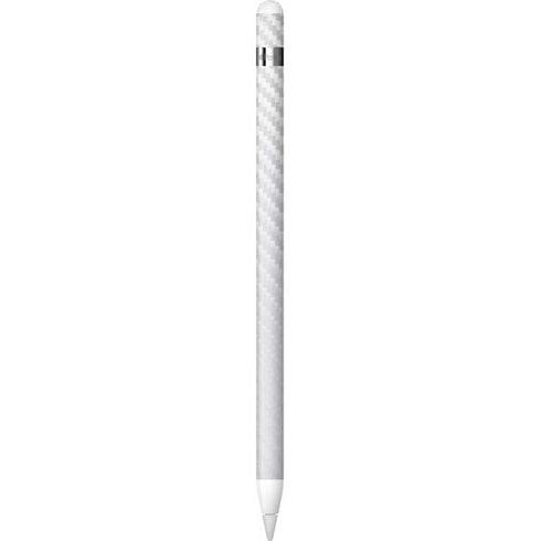 White Carbon Fiber Specialty Texture Material Apple Pencil (1st Gen, 2017) Skin