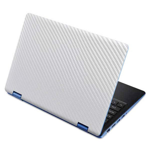 White Carbon Fiber Specialty Texture Material Aspire R11 11.6in Skin