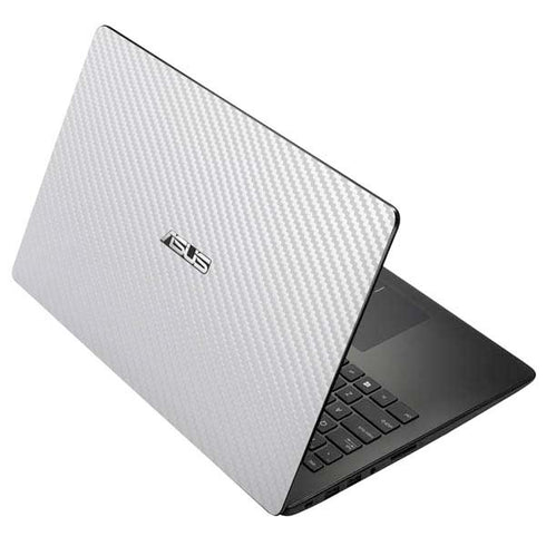 White Carbon Fiber Specialty Texture Material Asus X502CA 15.6 Skin