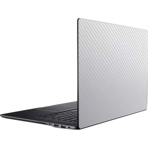 White Carbon Fiber Specialty Texture Material Ativ Book 9 (15.6in 2014) Skin