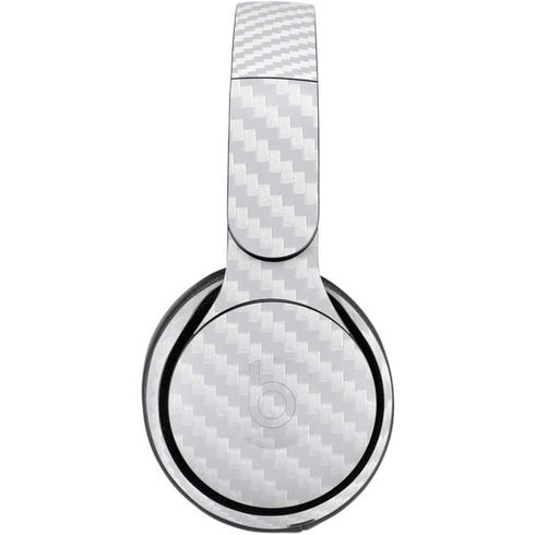 White Carbon Fiber Specialty Texture Material Beats Solo Pro Skin