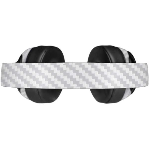 White Carbon Fiber Specialty Texture Material Beats Solo Pro Skin