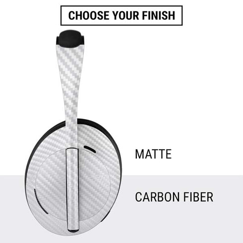 White Carbon Fiber Specialty Texture Material Bose Noise Cancelling Headphones 700 Skin