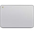 White Carbon Fiber Specialty Texture Material HP Chromebook Skin