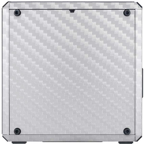 White Carbon Fiber Specialty Texture Material Cooler Master MasterBox Q300L Mini Tower Skin