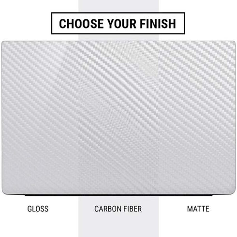 White Carbon Fiber Specialty Texture Material Dell Vostro Skin