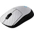 White Carbon Fiber Specialty Texture Material G Pro Wireless Gaming Mouse Skin