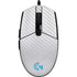 White Carbon Fiber Specialty Texture Material G203 Prodigy RGB Wired Gaming Mouse Skin