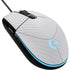 White Carbon Fiber Specialty Texture Material G203 Prodigy RGB Wired Gaming Mouse Skin