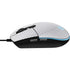 White Carbon Fiber Specialty Texture Material G203 Prodigy RGB Wired Gaming Mouse Skin