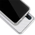 White Carbon Fiber Specialty Texture Material Galaxy A10e Clear Case
