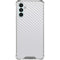 White Carbon Fiber Specialty Texture Material Galaxy A13 5G Clear Case