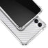 White Carbon Fiber Specialty Texture Material Galaxy A14 5G Clear Case