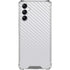 White Carbon Fiber Specialty Texture Material Galaxy A14 5G Clear Case