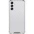 White Carbon Fiber Specialty Texture Material Galaxy A15 5G Clear Case