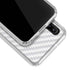 White Carbon Fiber Specialty Texture Material Galaxy A20 Clear Case