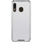 White Carbon Fiber Specialty Texture Material Galaxy A30 Clear Case