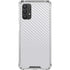 White Carbon Fiber Specialty Texture Material Galaxy A32 5G Clear Case